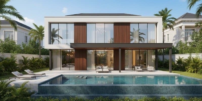 Photo de l’annonce : villa avec piscine